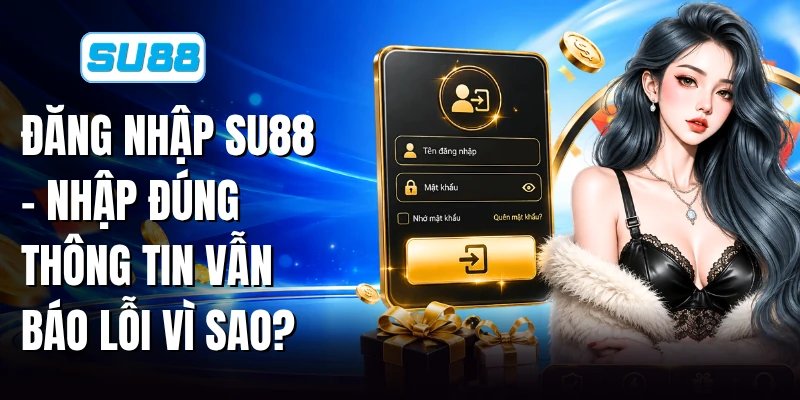 Đăng Nhập SU88 - Nhập Đúng Thông Tin Vẫn Báo Lỗi Vì Sao?