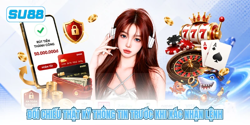 Đối chiếu thật kỹ thông tin trước khi xác nhận lệnh