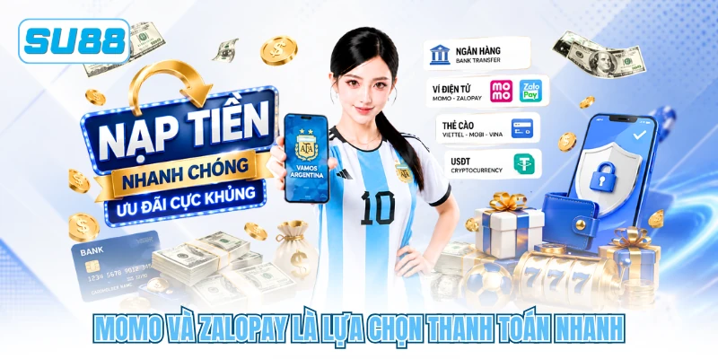 MoMo và ZaloPay là lựa chọn thanh toán nhanh MoMo và ZaloPay là lựa chọn thanh toán nhanh